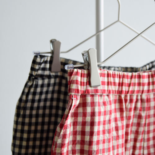 R & D.M.Co- オールドマンズテーラー ギンガムチェック サルエル