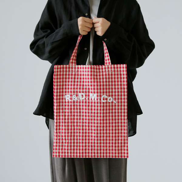 ギンガムチェック トート バッグ GINGHAM CHECK TOTE BAG