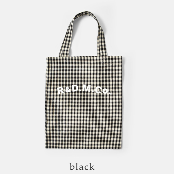 WOVEN 黒白チェック トートバッグ WOVEN 黒白チェック トートバッグ