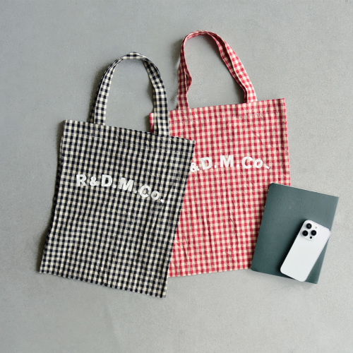 R & D.M.Co- オールドマンズテーラー ギンガムチェック トート バッグ