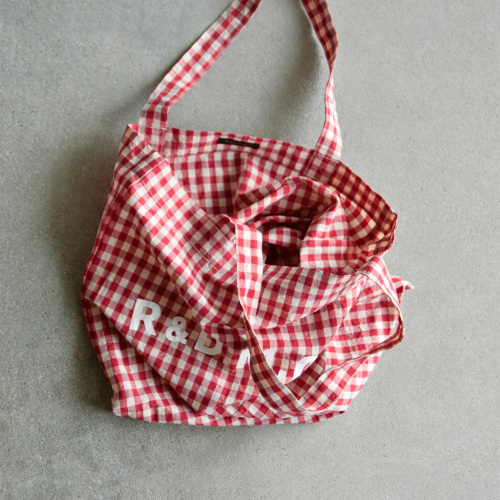 R & D.M.Co- オールドマンズテーラー ギンガムチェック トート バッグ