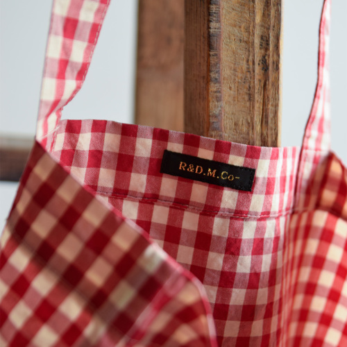 R & D.M.Co- オールドマンズテーラー ギンガムチェック トート