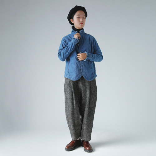 R & D.M.Co- オールドマンズテーラー インディゴ ライト コーデュロイ