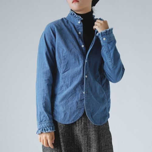 R & D.M.Co- オールドマンズテーラー インディゴ ライト コーデュロイ