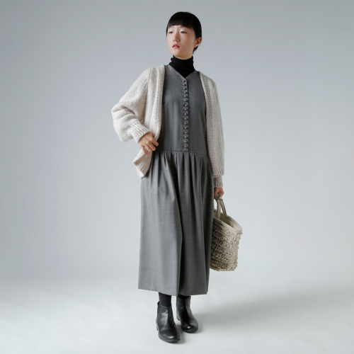 R & D.M.Co- オールドマンズテーラー フリル マルシェバッグ S “C/W