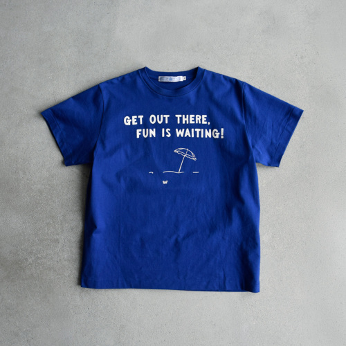 R & D.M.Co- オールドマンズテーラー コットン プリント Tシャツ GET