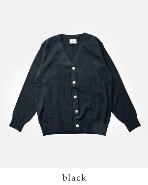 【美品】Yonetomi ネイビー カーディガン 日本製 SILK KNIT CARDIGAN - Yonetomi STORE ONLINE｜ヨネトミストア