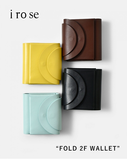 irose イロセ イタリアンレザー フォールド 2F ウォレット “FOLD