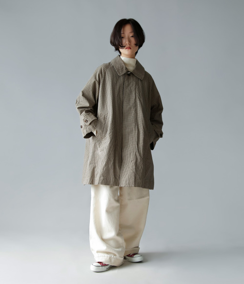 TOUJOURS トゥジュー ハイカウント コットン ギャバジン コート “Soutien Collar Half Field Coat”  am41nc02 【サイズ・カラー交換初回無料】 | iroma..aranciato