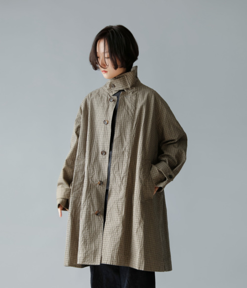 TOUJOURS トゥジュー ハイカウント コットン ギャバジン コート “Soutien Collar Half Field Coat”  am41nc02 【サイズ・カラー交換初回無料】 | iroma..aranciato