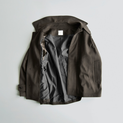 TOUJOURS トゥジュー ビーバー フィニッシュド ウール カシミヤ コート