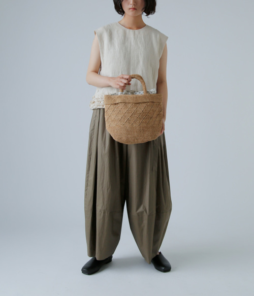 maison de soil メゾン ド ソイル RAFFIA M BAG (COMBI