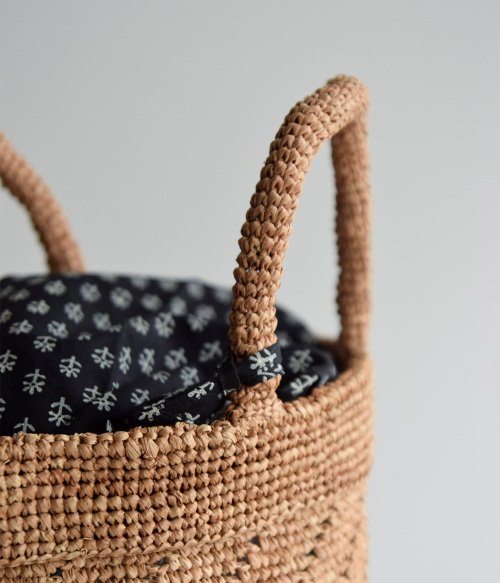 maison de soil メゾン ド ソイル RAFFIA M BAG (COMBI) ラフィア M
