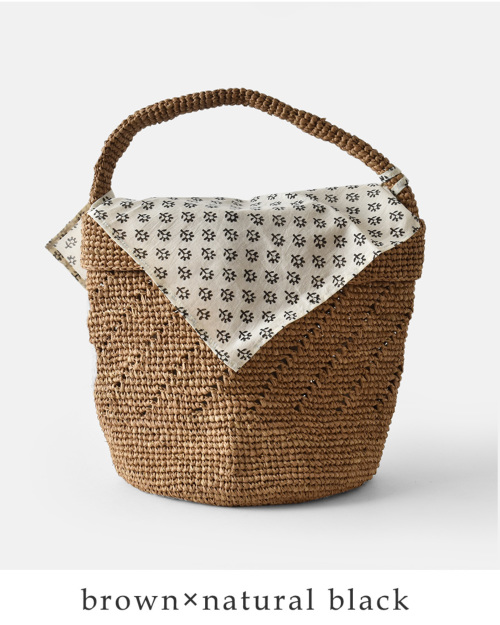 【未使用】maison de soil ラフィア ワンハンドル バレル バッグ maison de soil メゾン ド ソイル RAFFIA ONE HANDLE BARREL BAG