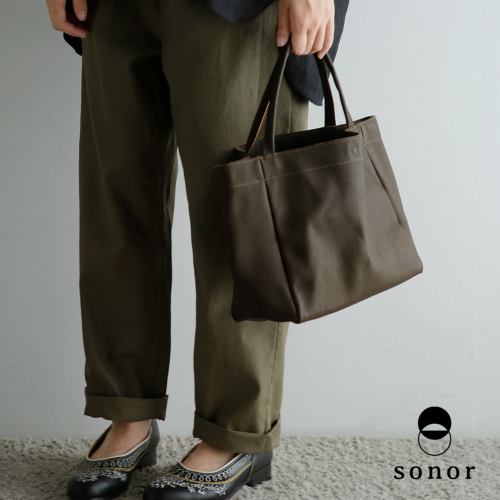 sonor ソナー ピッグスキン トートバッグ “ARAI CORON SHO” arai-coron