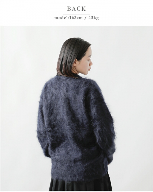 BODHI ボーディ カシミヤ フェザー モヘア セーター “CASHMERE FEATHER MOHAIR SWEATER” bd17019-tr  | iroma..aranciato