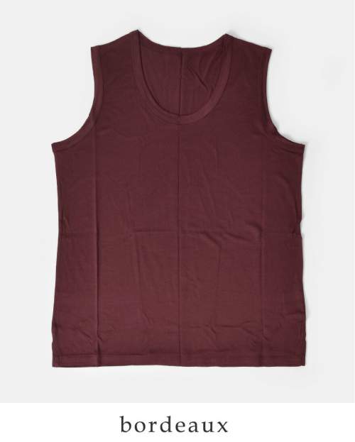 COCOONA SKINWEAR(コクーナスキンウェア)シルク天竺タンクトップ