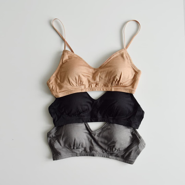 COCOONA SKINWEAR シルク ノンワイヤー ホールド ブラジャー