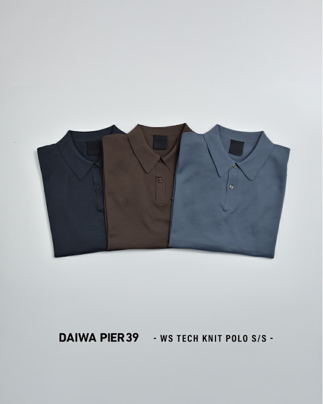 トップス DAIWA PIER39/Ws TECH POLO SHIRTS S-S DAIWA PIER39 ダイワピア39 テック ニット 半袖ポロシャツ Ws TECH