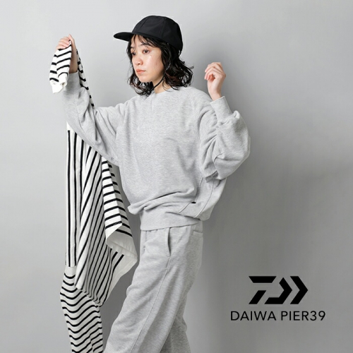 DAIWA PIER39 ダイワピア39 テック スウェット クルーネック フリーダムスリーブ プルオーバー “W's TECH SWEAT CREW  FREEDOM SLEEVE” be-51024wl-tr | iroma..aranciato