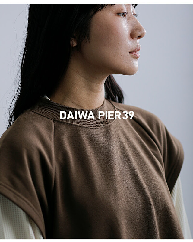 DAIWA PIER39 ダイワピア39 テック モックネック 半袖 スウェット