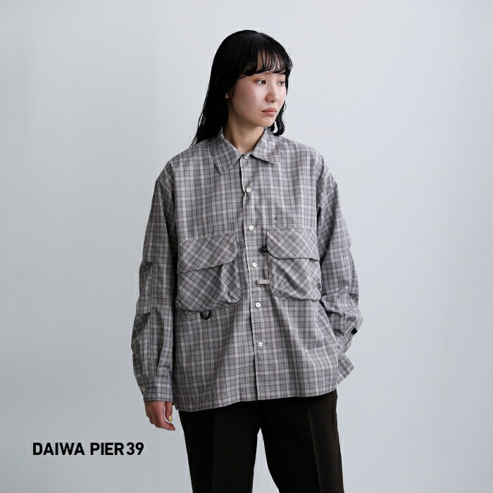 DAIWA PIER39 ダイワピア39 テック スポーツ グレンチェック 長袖