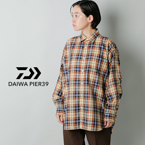DAIWA PIER39 ダイワピア39 テック レギュラーカラー ロングスリーブ チェック シャツ