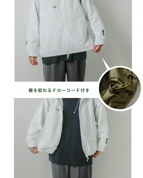 美品❣️WAAC ワック ナイロン ジャケット アウター 白　ゴルフウェア WAAC JAPAN 公式サイト ｜ ワック・ジャパン 公式サイト