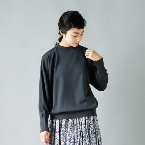 Olde H \u0026 Daughter / SILK クルーネックニットファッション