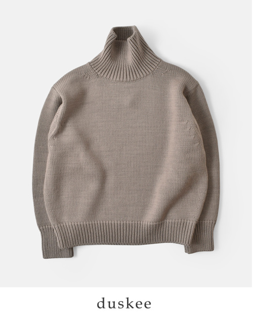 Olde H & Daughter オールドエイチアンドドーター SUPER120 ウール タートルネック プルオーバー “WOOL TURTLE  NECK P/O” bk016 | iroma..aranciato