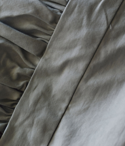 TOUJOURS フリル ワイドシャツ Cotton Triple Yarn Twill Cloth TOUJOURS フリル ワイドシャツ Cotton Triple Yarn Twill Cloth