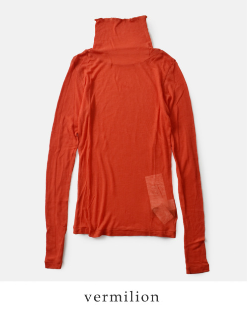 BATONER バトナー カシミヤ シルク ブレンド ハイネック ロング