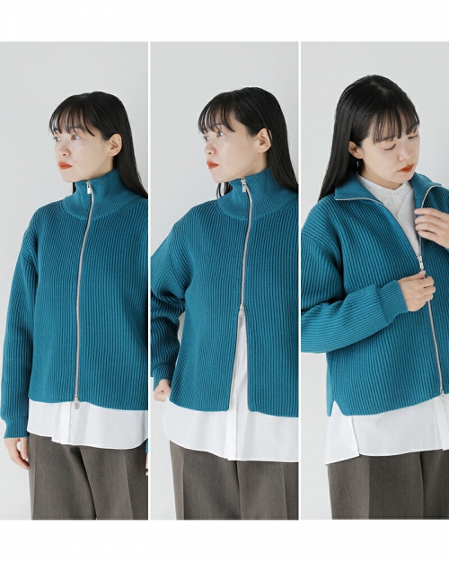 BATONER バトナー ウール ドライバーズ ニット ジャケット