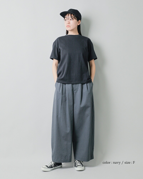 BATONER バトナー コットン クルーネック 半袖 Tシャツ bn-24sl-055-kk