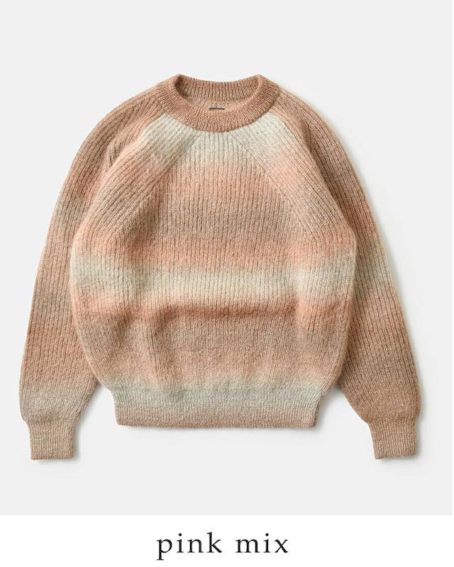 30%OFF】 BATONER バトナー モヘア クルーネック ニット プルオーバー