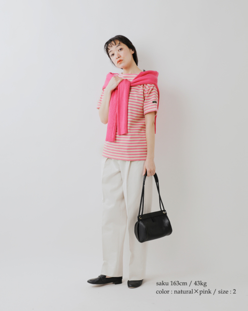 G.F.G.S. ジーエフジーエス ボーダーTシャツ ボートネック 半袖