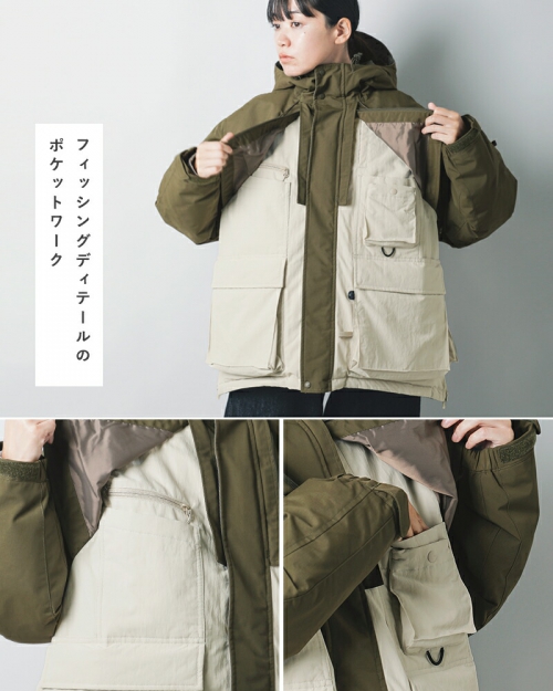 DAIWA PIER39 マウンテン ダウン パーカー W's TECH LOGGER MOUNTAIN DOWN PARKA bw-11023wl