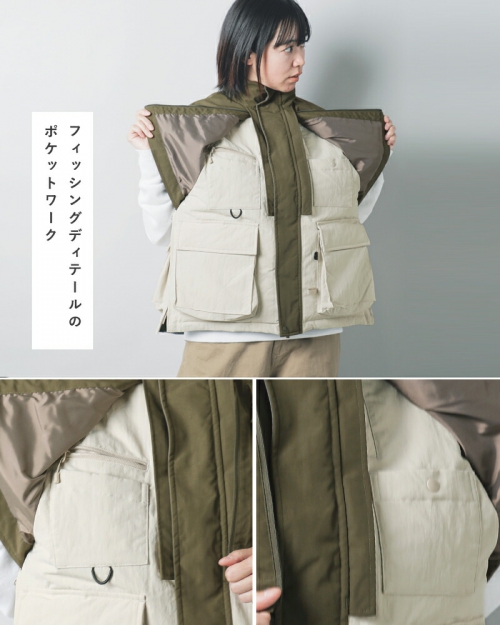 DAIWA PIER39 ロガーマウンテンダウン ベスト “W's TECH LOGGER MOUNTAIN DOWN VEST” bw-12023wl