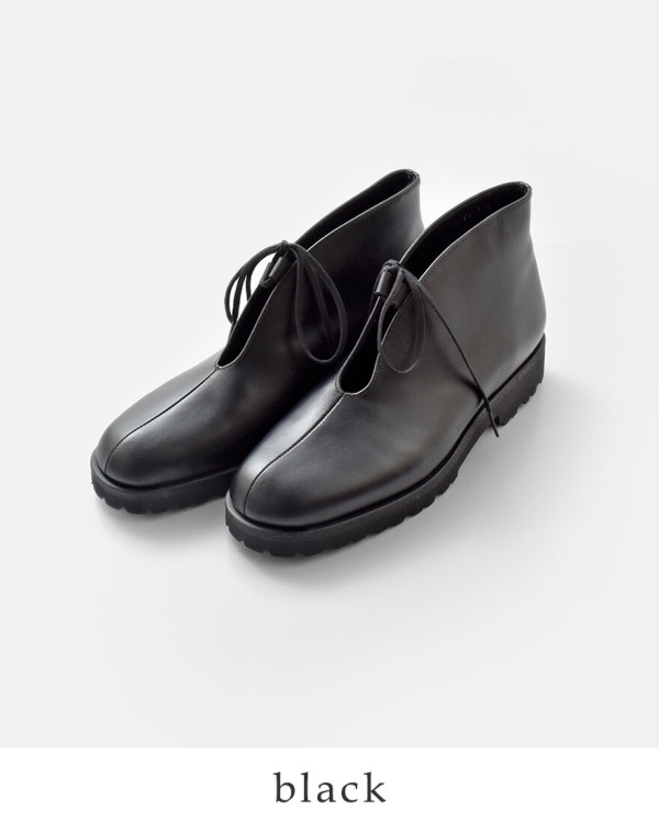 chausser ショセ 防水加工 カウレザー タンクソール Uカット ブーツ c
