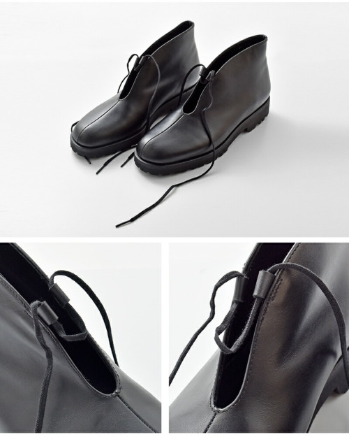 chausser ショセ 防水加工 カウレザー タンクソール Uカット ブーツ c