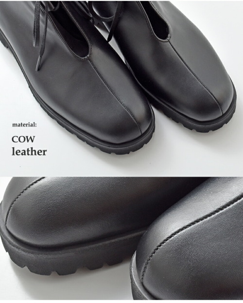 chausser ショセ 防水加工 カウレザー タンクソール Uカット ブーツ c