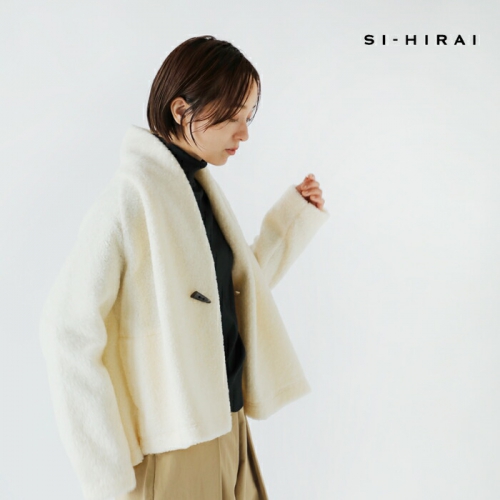 SI-HIRAI スーヒライ シープ ボア パイル ローブ ジャケット chaw24