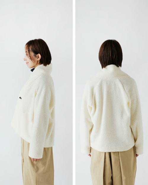 SI-HIRAI スーヒライ シープ ボア パイル ローブ ジャケット