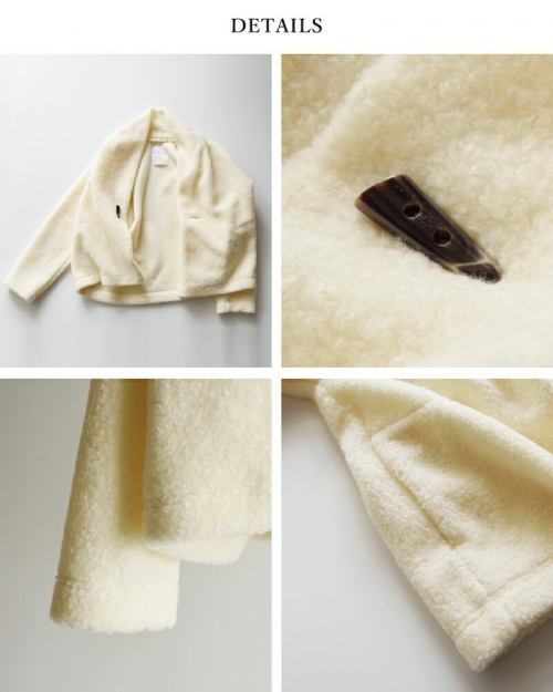 SI-HIRAI スーヒライ シープ ボア パイル ローブ ジャケット chaw24