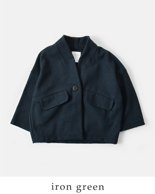 SI-HIRAI スーヒライ ウールリングヤーン 圧縮ジャージー フラップポケット ジャケット chaw25-5014-tr 2025aw新作 レディース ☆☆ クーポン対象 30%OFF】 SI-HIRAI スーヒライ ウールリングヤーン 圧縮ジャージー