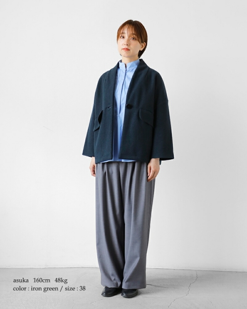 SI-HIRAI スーヒライ ウールリングヤーン 圧縮ジャージー フラップ