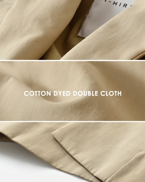 SI-HIRAI スーヒライ コットンダブルクロス ローブ コート chaw25-6005