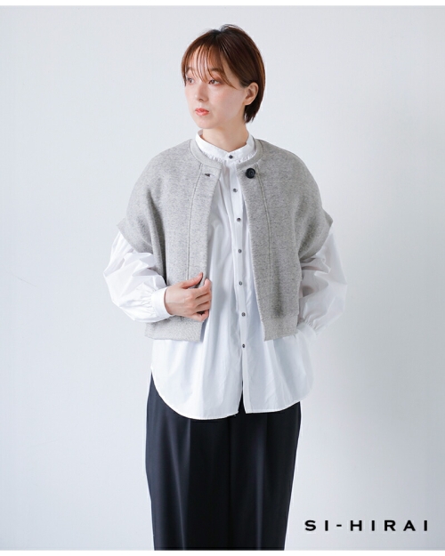 SI-HIRAI スーヒライ コットンフリース ショートスリーブ プルオーバー