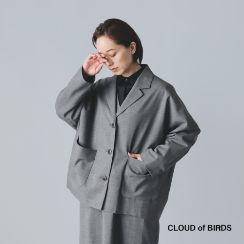 CLOUD of BIRDS クラウドオブバーズ ウール トロピカル テーラード ジャケット cj-1235 | iroma..aranciato