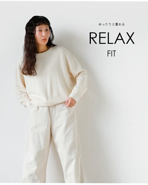 CLOLI クロリ コットン クルーネック タック スウェット シャツ “TACK
